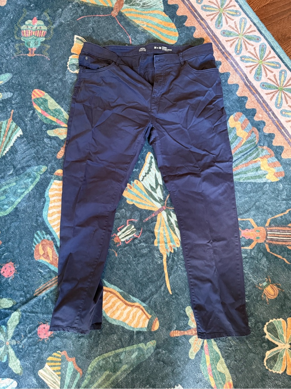 Izod Navy Blue Men's Chino Pants